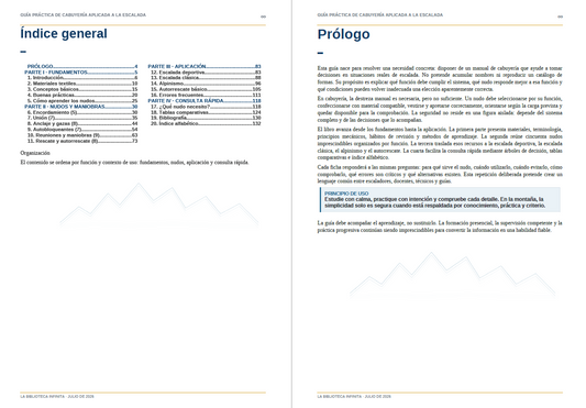 Guía práctica de cabuyería aplicada a la escalada