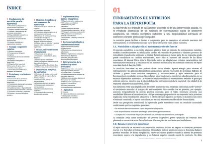 Nutrición para la hipertrofia muscular