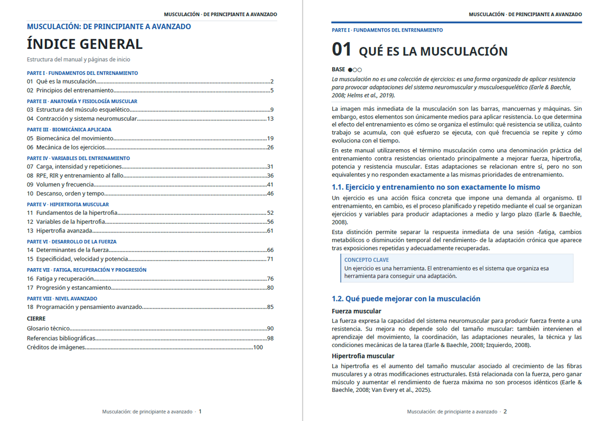 Musculación: De Principiante a Avanzado