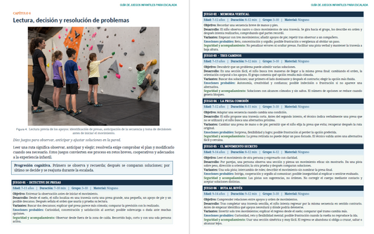 Guía de juegos infantiles para escalada